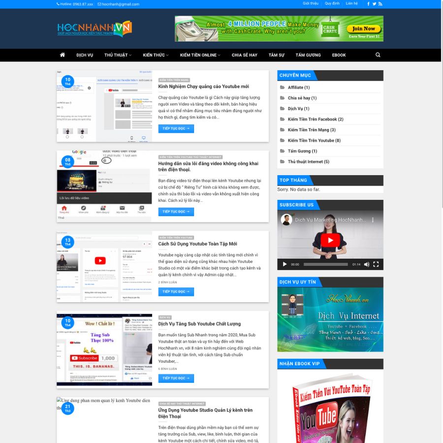 Themes Wordpress mẫu website tin tức thủ thuật blog, web thủ thuật, web tin tức 13