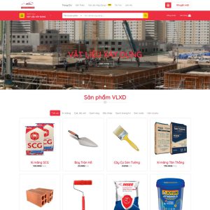 Themes Wordpress đẹp mẫu website cửa hàng xây dựng, vật liệu xây dựng